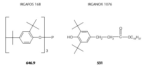 巴斯夫抗氧劑B900分子結(jié)構(gòu)